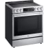 LG LSES6338F - 30 Inch Slide-In Electric Smart Range Angle View