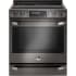 LG Studio LSSE3029BD - Black Stainless Steel Front View
