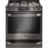 LG Studio LSSG3019BD - Black Stainless Steel Front View