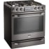 LG Studio LSSG3019BD - Black Stainless Steel Side View