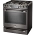 LG Studio LSSG3019BD - Black Stainless Steel Side View