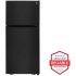 LG LTCS20020B - 30 Inch Top Freezer Refrigerator with 20.2 Cu. Ft. Total Capacity