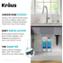 Kraus FS1000FF100MB - 2-Stage Under-Sink Filtration System with Single Handle Drinking Water Filter Faucet Features