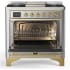 Ilve Majestic III Collection UM36FNR3SSG - Majestic III 36 inch Dual Fuel Range