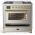 Ilve Majestic III Collection UM36FNR3SSGLP - Majestic III 36 inch Dual Fuel Range