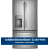 GE GYE22GYNFS - 36 Inch Counter Depth French Door Refrigerator
