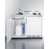 Summit C48ELPUMPMB - 48 Inch Mobile All-In-One Kitchenette Open