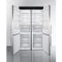 Summit FFBF181ES2KIT48 - 48 Inch Counter Depth Wide Bottom Freezer Refrigerator Set