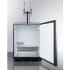 Summit Commercial Series SBC58BLBIADANCFTWIN - Summit 24 Inch Commercial Built-In Cold Brew Coffee Dispenser Open View