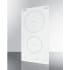 Summit SINC2B231W - 12 Inch Induction Cooktop