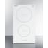 Summit SINC2B231W - 12 Inch Induction Cooktop
