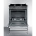 Summit TNM6107BRW - 24 Inch Gas Range