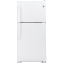 GE GTE19JTNRWW - GE® 30 Inch Freestanding Top Mount Refrigerator