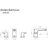 ZLINE MARBFMB - Marlette Bath Faucet Dimension
