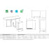 Marvel MARE224IS41A - 4 Inch Built-In All Refrigerator
