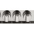 Bertazzoni Master Series MAST244GASBIELP - Metal Knobs