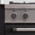 Bertazzoni Master Collezione Metalli DSMASDKSB - Dual Fuel Knob Décor Set - 12 Knobs in Black Nickel