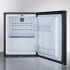 Summit MB12B - 16 Inch Compact Minibar Adjustable Plastic Shelf and Door Storage