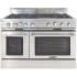 Capital Classic Chef MCOR484B2N - 48-Inch Classic Chef Gas Range in Stainless Steel with 6 Open Burners &amp; Grill