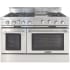 Capital Classic Chef MCOR484G2L - 48-Inch Classic Chef Gas Range in Stainless Steel with 6 Open Burners &amp; Griddle