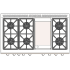 Capital Precision Series MCR486GN - Cooktop