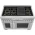 Thermador Pro Grand PRG486WLG - Continuous Cast Iron Grates