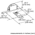 Thermador VTN1DZ - Dimensions