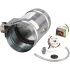 Best MD10TU - 10 Inch Universal Automatic Make-Up Air Damper with Pressure Sensor Kit