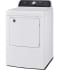 Midea MLTG45N4BWW - 27 Inch Gas Smart Dryer Angle