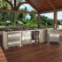 Marvel Outdoor Collection MOKR224SSA1A - 24 Inch Outdoor Mobile Beverage Dispenser in Lifestyle View