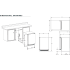 Marvel MORI224SS31A - 24 Inch Outdoor Freestanding/Built-In Refrigerator with 3.9 cu. ft. Capacity in Dimensions Guide View