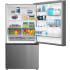 Midea MRB23D5AST - 33 Inch Counter-Depth Bottom-Freezer Smart Refrigerator