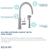 Elkay Allure Collection LK7922SSS - Allure Single Hole Kitchen Faucet with Side Spray - Features