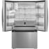 Midea MRF29D6AST - 36 Inch Freestanding French Door Smart Refrigerator Shelving System