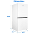 Midea MRU21C7BWW - 30 Inch Freestanding Upright Smart Freezer