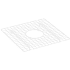 Rohl WSGMS3518WH - 15 Inch Wire Kitchen Sink Grid in White