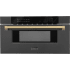 ZLINE Autograph Edition MWDZ30BSCB - ZLINE Autograph Edition 1.2 cu. ft. Microwave Drawer Top Access Design