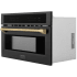 ZLINE Autograph Edition MWOZ30BSCB - 1.6 cu. ft. Built-in Microwave Oven Black Stainless Steel with Champagne Bronze Accents