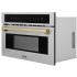 ZLINE Autograph Edition MWOZ30CB - 1.6 cu. ft. Built-in Microwave Oven Stainless Steel with Champagne Bronze Accents