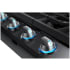 Samsung NA36N7755TG - Distinctive blue LED lights illuminate when the cooktop is in use.