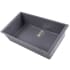 Nantucket Sinks Plymouth Collection PR3018TI - 30 Inch Undermount Single Bowl Kitchen Sink Angled View