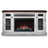Napoleon Fireplace Mantel Series NEFP303820AW - Charlotte™ 68 Inch Electric Fireplace Mantel Package with 5,000 BTU Heating Output in Front View