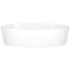 Rohl iOS 54 VBIOS54MSMNO - 14 Inch Oval Vessel Bathroom Sink with Drain Hole Center