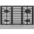Bosch 300 Series NGM3051UC - 30 Inch Gas Cooktop in Front View