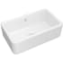 Rohl Ribchester RC3018WHC - 30 Inch Single Bowl Farmhouse Apron Front Kitchen Sink with 3 1/2" Drain Connection