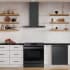 Samsung NKAE7000WG - Bespoke Wall Mount Smart Hood Extension Kit (Range, Hood, and Dishwasher Sold Separately; Shown for Illustration Purposes Only)