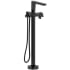 Rohl Ode™ TOD39BK - Thermostatic Single Hole Floor Mount Tub Filler Trim in Black