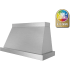 BlueStar Abbaka Series NR048ML - NORMANDY 48 Inch Wall Mount Range Hood in Angled View