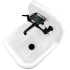 Nantucket Sinks NSVC16WWMBFCT - 16 1/2 Inch Fireclay Wallmount Bathroom Sink