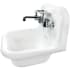 Nantucket Sinks NSVC16WWCPFCT - 16 1/2 Inch Fireclay Wallmount Bathroom Sink with Porcelain Enamel Glaze